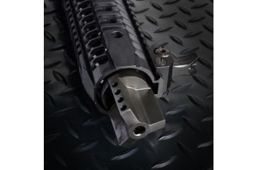 Image of Strike Industries SI-Fat Comp 01 Designed To Integrate Seamlessly With The SI-Cobra Dummy Suppressor, Black, 2in SI-FC-01