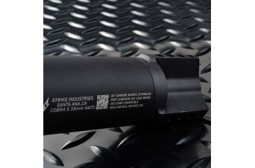 Image of Strike Industries SI-Fat Comp 01 Designed To Integrate Seamlessly With The SI-Cobra Dummy Suppressor, Black, 2in SI-FC-01