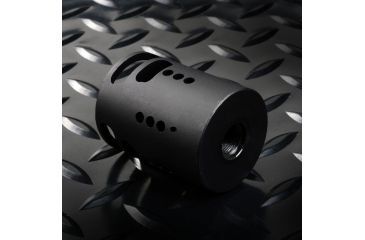 Image of Strike Industries SI-Fat Comp 02 Designed To Integrate Seamlessly With The SI-Cobra Dummy Suppressor, Black, 2in SI-FC-02