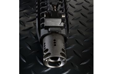 Image of Strike Industries SI-Fat Comp 02 Designed To Integrate Seamlessly With The SI-Cobra Dummy Suppressor, Black, 2in SI-FC-02