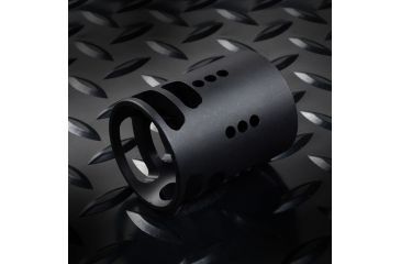 Image of Strike Industries SI-Fat Comp 02 Designed To Integrate Seamlessly With The SI-Cobra Dummy Suppressor, Black, 2in SI-FC-02