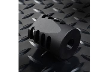 Image of Strike Industries SI-Fat Comp 04 Designed To Integrate Seamlessly With The SI-Cobra Dummy Suppressor, Black, 2in SI-FC-04