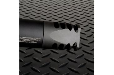 Image of Strike Industries SI-Fat Comp 04 Designed To Integrate Seamlessly With The SI-Cobra Dummy Suppressor, Black, 2in SI-FC-04