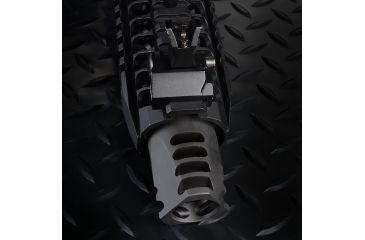 Image of Strike Industries SI-Fat Comp 04 Designed To Integrate Seamlessly With The SI-Cobra Dummy Suppressor, Black, 2in SI-FC-04