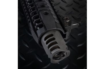 Image of Strike Industries SI-Fat Comp 04 Designed To Integrate Seamlessly With The SI-Cobra Dummy Suppressor, Black, 2in SI-FC-04