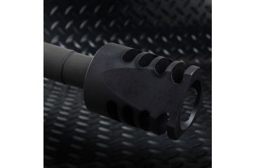 Image of Strike Industries SI-Fat Comp 04 Designed To Integrate Seamlessly With The SI-Cobra Dummy Suppressor, Black, 2in SI-FC-04