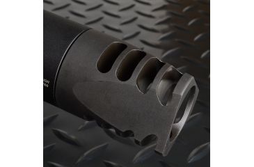 Image of Strike Industries SI-Fat Comp 04 Designed To Integrate Seamlessly With The SI-Cobra Dummy Suppressor, Black, 2in SI-FC-04