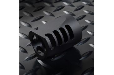 Image of Strike Industries SI-Fat Comp 04 Designed To Integrate Seamlessly With The SI-Cobra Dummy Suppressor, Black, 2in SI-FC-04