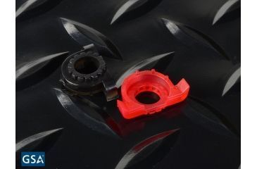 Image of Strike Industries SI-Shock Buffer For Glock, Black/Red SI-GSB