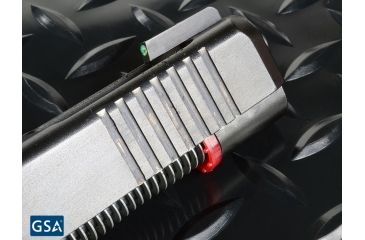 Image of Strike Industries SI-Shock Buffer For Glock, Black/Red SI-GSB