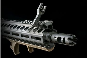 Image of Strike Industries Sidewinder BUIS II Offset Deployable Front and Rear Sight, Black, SI-SIDEWINDERII-BK