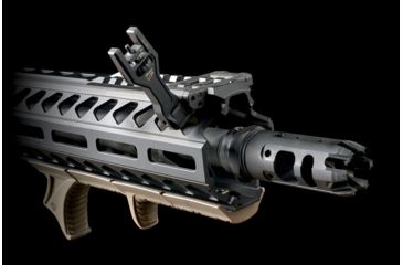 Image of Strike Industries Sidewinder BUIS II Offset Deployable Front and Rear Sight, Black, SI-SIDEWINDERII-BK