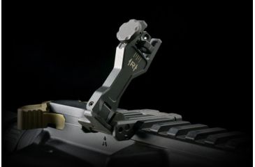 Image of Strike Industries Sidewinder BUIS II Offset Deployable Front and Rear Sight, Black, SI-SIDEWINDERII-BK