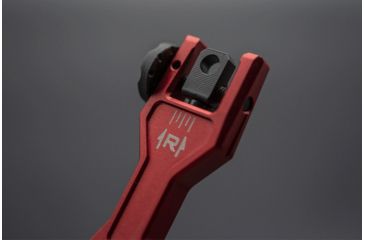 Image of Strike Industries Sidewinder BUIS II Offset Deployable Front and Rear Sight, SI-SIDEWINDERII-RED, Red, One Size, SI-SIDEWINDERII-RED