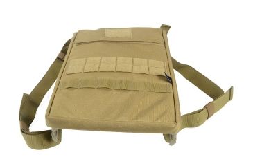 Image of Strike Industries Simple Plate Carrier. Can Be Used as Laptop Carrier, Messenger Bag, and Emergency Protection with Strike Plate, Camel Tan SI-SPC-CM