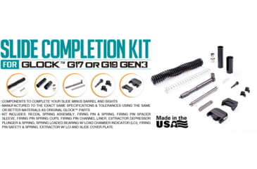 Image of Strike Industries Slide Completion Kit for Glock 19, Black, One Size, SI-G-SLIDEKIT-19