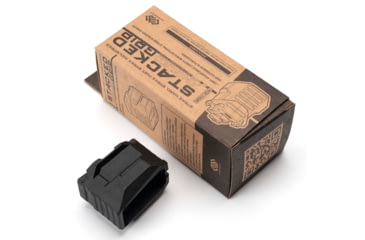 Image of Strike Industries Stacked Angled Grip Extension Compatible w/M-LOK Slots, Black, SI-AR-CMS-SAF-EXT