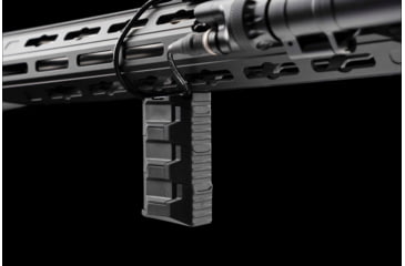 Image of Strike Industries Stacked Angled Grip Extension Compatible w/M-LOK Slots, Black, SI-AR-CMS-SAF-EXT