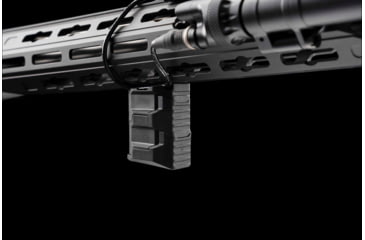 Image of Strike Industries Stacked Angled Grip Extension Compatible w/M-LOK Slots, Black, SI-AR-CMS-SAF-EXT