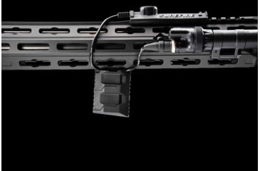 Image of Strike Industries Stacked Angled Grip Extension Compatible w/M-LOK Slots, Black, SI-AR-CMS-SAF-EXT
