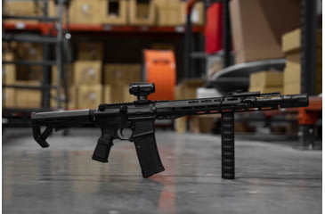 Image of Strike Industries Stacked Angled Grip Extension Compatible w/M-LOK Slots, Black, SI-AR-CMS-SAF-EXT