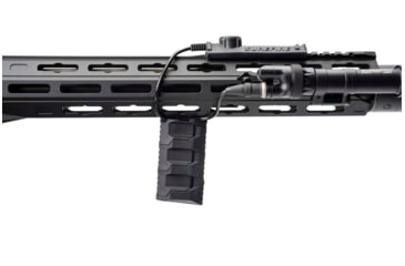 Image of Strike Industries Stacked Angled Grip Extension Compatible w/M-LOK Slots, Black, SI-AR-CMS-SAF-EXT
