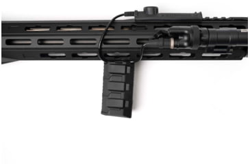Image of Strike Industries Stacked Angled Grip Extension Compatible w/M-LOK Slots, Black, SI-AR-CMS-SAF-EXT