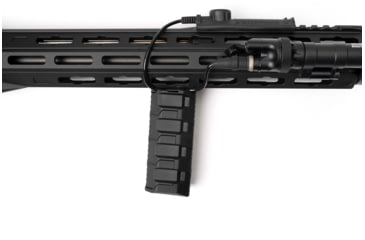 Image of Strike Industries Stacked Angled Grip Extension Compatible w/M-LOK Slots, Black, SI-AR-CMS-SAF-EXT