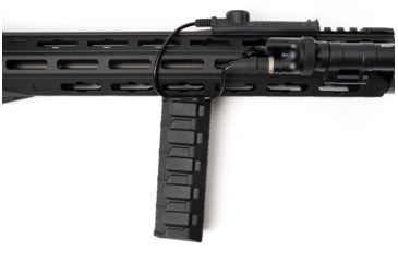 Image of Strike Industries Stacked Angled Grip Extension Compatible w/M-LOK Slots, Black, SI-AR-CMS-SAF-EXT