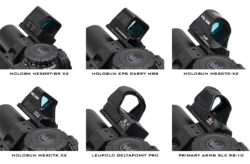 Image of Strike Industries Strike ASM Ring Cap Multi-Optic Mount System, Black, SI-STRIKE-ASM-OM