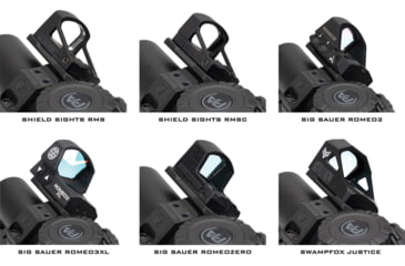 Image of Strike Industries Strike ASM Ring Cap Multi-Optic Mount System, Black, SI-STRIKE-ASM-OM