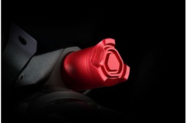 Image of Strike Industries Strike Forward Assist Lightweight Low Profile Aluminum Construction, Red, SI-AR-S-FA-RED