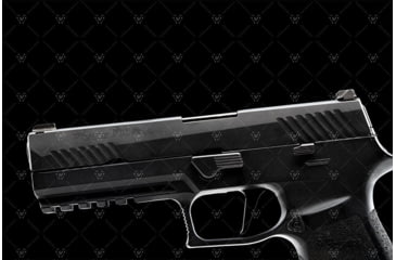 Image of Strike Industries Strike Iron Sights for SIG Sauer P320, Standard Height, Black, One Size, SI-P320-SIGHTS-STN