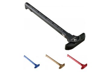 Image of Strike Industries Strike Latchless Charging Handle, Black, Blue, FDE, Red