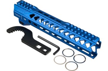 Image of Strike Industries Strike Rail 10in Mlok Handguard Rail, Blue, SI-STRIKERAIL-10-BLU