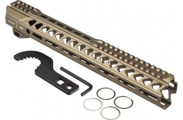 Image of Strike Industries Strike Rail 13.5in Mlok Handguard Rail, FDE, SI-STRIKERAIL-135-FDE