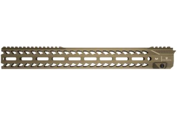 Image of Strike Industries Strike Rail 17in Mlok Handguard Rail, FDE, SI-STRIKERAIL-17-FDE