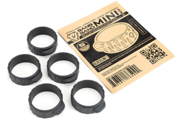 Image of Strike Industries Strike Tactical Rubber Band - 34mm, 5-pack, Black, One Size, SI-BANGBAND-34MM-BK