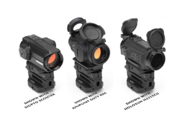 Image of Strike Industries Strike Variable Optic Mount for Aimpoint Micro Standard, Black, SI-T1-VOM-BK
