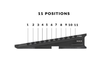 Image of Strike Industries Strike Variable Optic Mount for Aimpoint Micro Standard, Black, SI-T1-VOM-BK