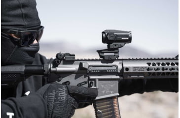 Image of Strike Industries Strike Variable Optic Mount for Aimpoint Micro Standard, Black, SI-T1-VOM-BK