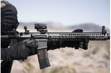 Image of Strike Industries Strike Variable Optic Mount for Aimpoint Micro Standard, Black, SI-T1-VOM-BK