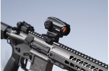 Image of Strike Industries Strike Variable Optic Mount for Aimpoint Micro Standard, Black, SI-T1-VOM-BK