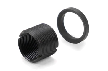 Image of Strike Industries Strike X-Comp Thread Adapter Kit 5/8in - 24 TPI - M18x1 RH, Black, One Size, SI-XCOMP-ADA-5/8-24