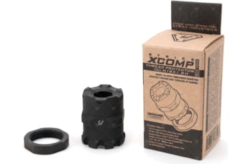 Image of Strike Industries Strike X-Comp Thread Protector for M18x1 RH, Black, One Size, SI-XCOMP-TP