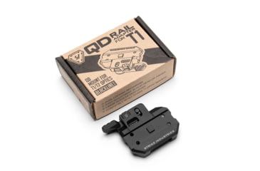 Image of Strike Industries T1 QD Rail Apapter, Black, SI-T1-QDRA-BK