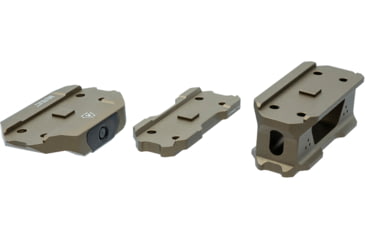 Image of Strike Industries T1 Riser Mount for AR Platforms, Steel, TIII Hard Anodize, 2.3 oz, FDE, One Size, SI-T1-RISER-FDE
