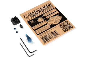 Image of Strike Industries Taurus G2/G3 Iron Sights, Large Rear, Standard Height, Black, One Size, SI-TG2/3-SIGHTS-STN-L