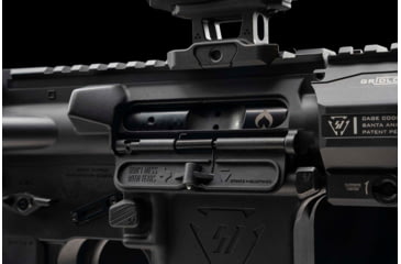Image of Strike Industries Texas Edition V1 AR .223/5.56mm Ultimate Dust Cover, Black, SI-AR-UDC-E-TX-223-BK