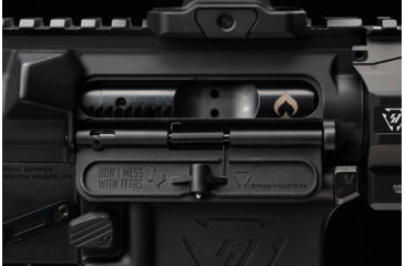 Image of Strike Industries Texas Edition V1 AR .223/5.56mm Ultimate Dust Cover, Black, SI-AR-UDC-E-TX-223-BK